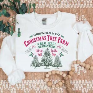 Griswold Christmas Sweatshirt Christmas Vacation Tree Sweatshirt 90